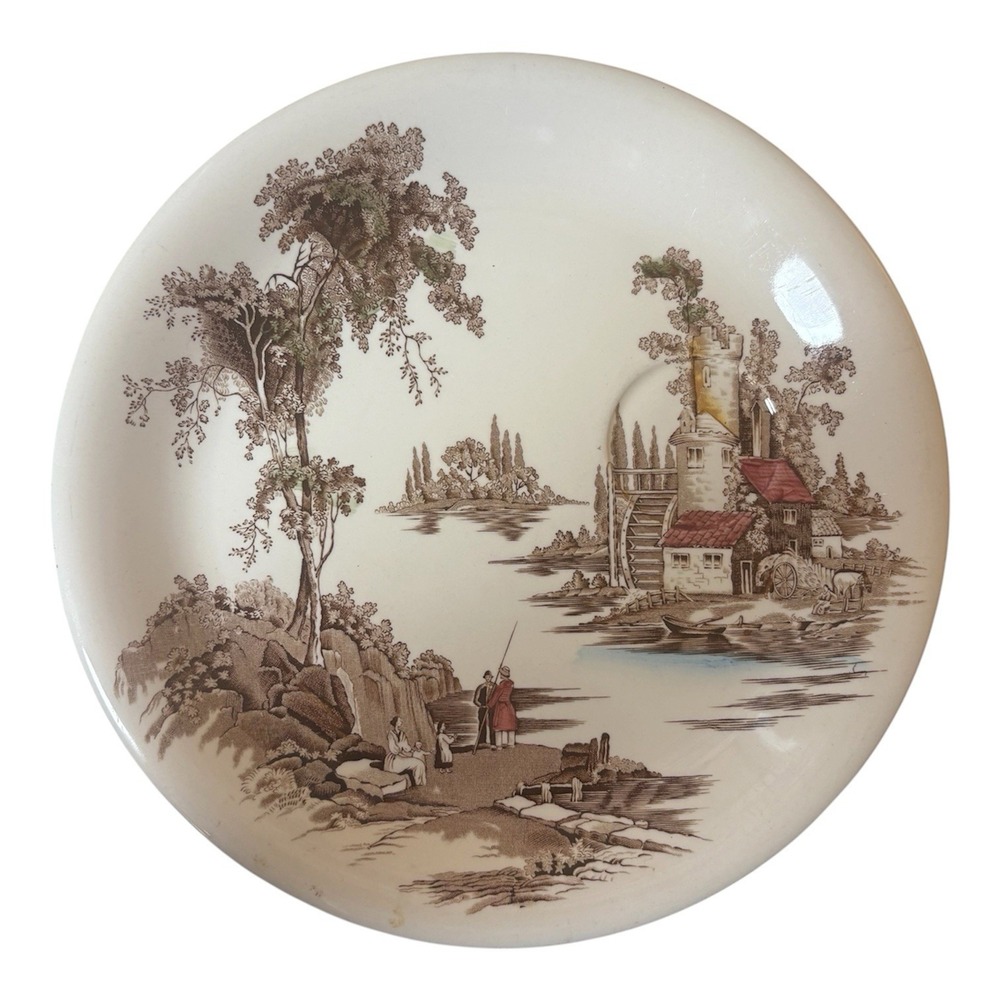 Johnson Brothers The Old Mill Round Snack Plate